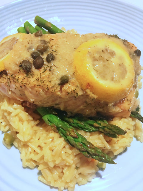 Holy Schmitt’s Horseradish and Dijon Salmon