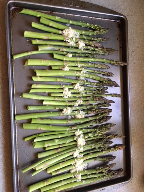 Horseradish-Buttered Asparagus